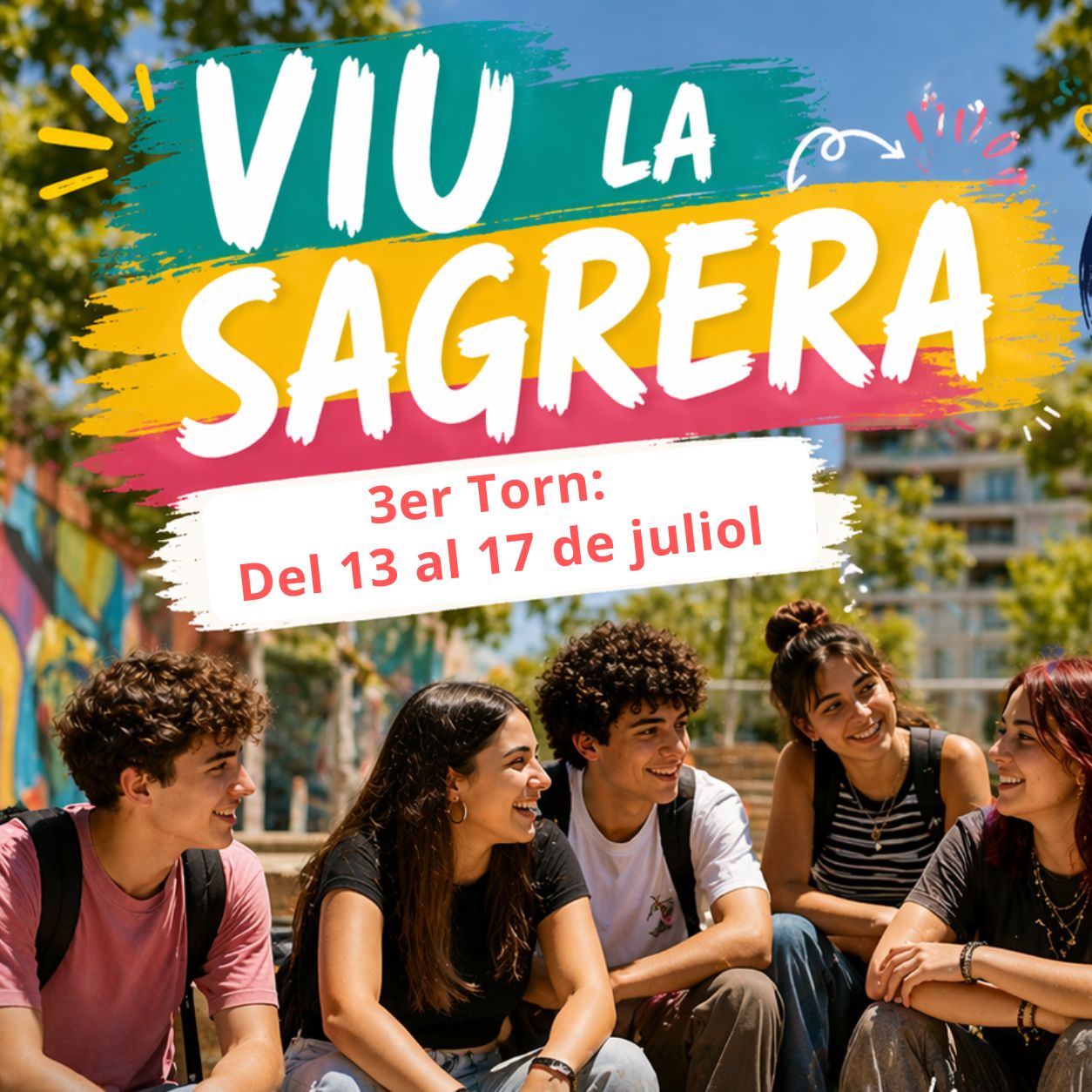 CASAL D'ESTIU JOVES - VIU LA SAGRERA 2026 - 3R TORN